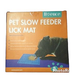 New Boence Pet Slow Feeder Lick Mat Box of Two For Cats or Dogs
